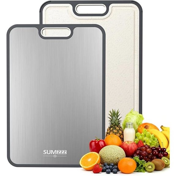 Titanium Double-Sided Cutting Board Food Grade Large