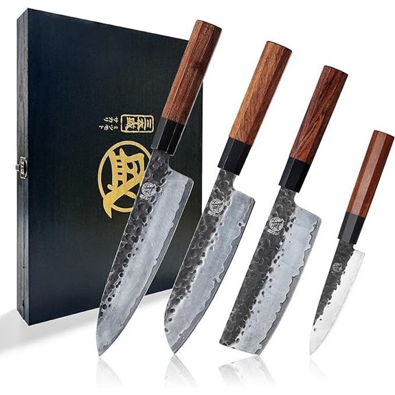 MITSUMOTO SAKARI Chef's Knife Set 4-Piece