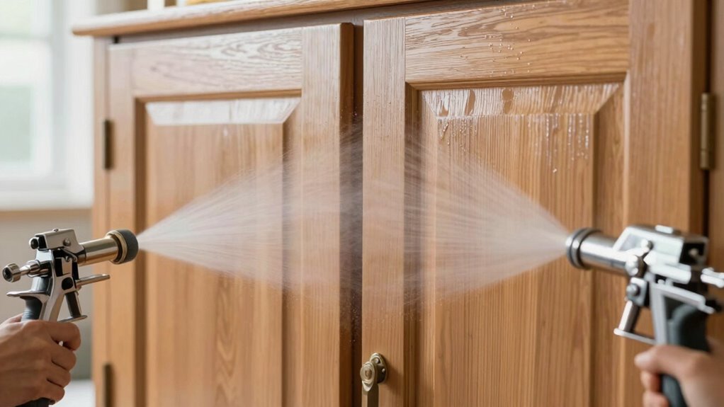 cabinet finish spray comparison