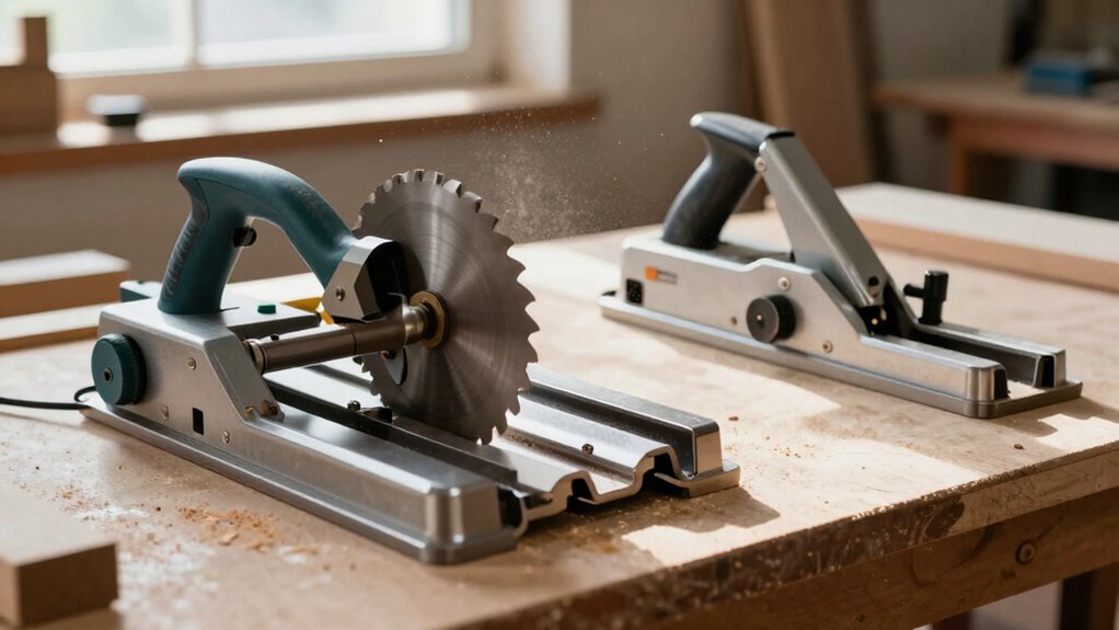 comparing jointer and planer