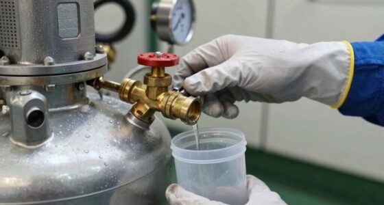 drain air compressor regularly