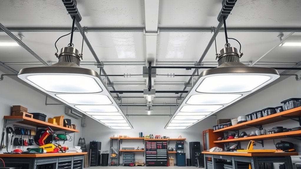 garage workshop lighting considerations