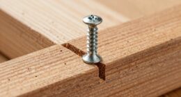 hardwood screw split prevention