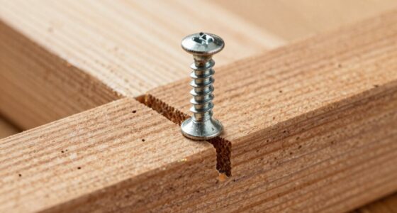 hardwood screw split prevention