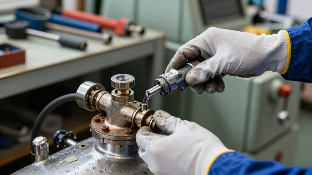 maintain oil belt cleanliness
