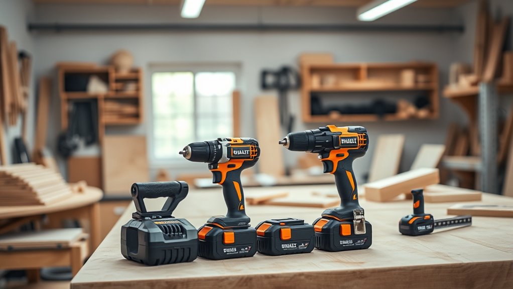 professional woodworking cordless kit
