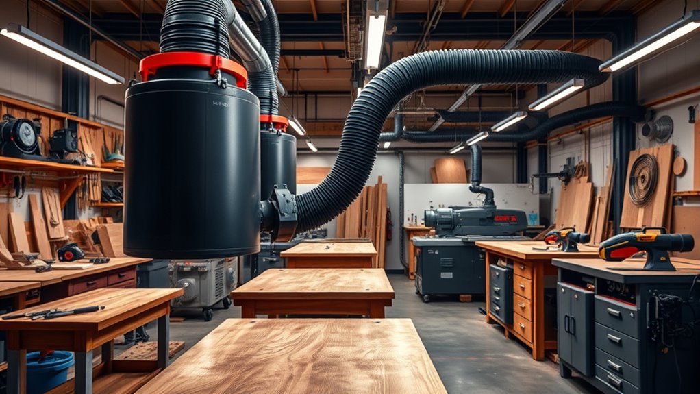 professional woodworking dust control