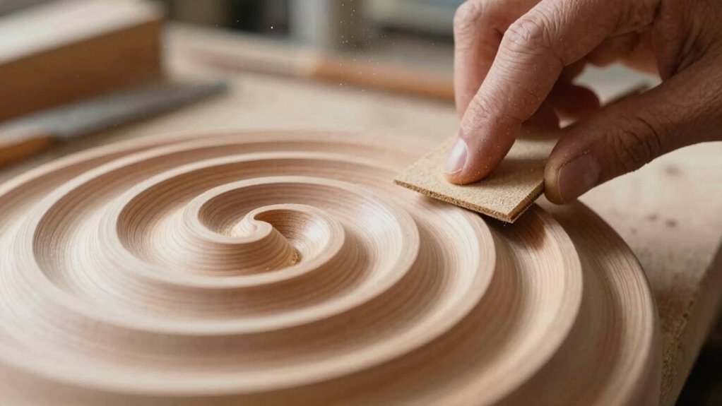 proper grain sanding sequence