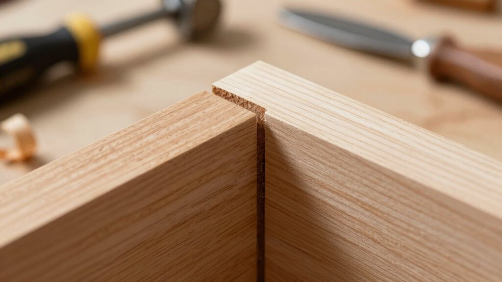 proper mortise and tenon sizing