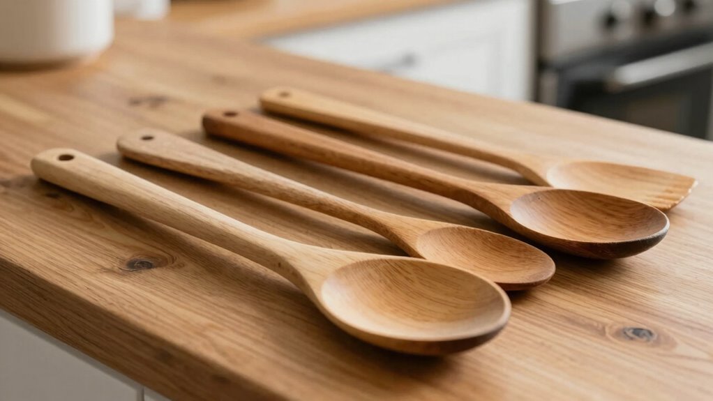reset wooden utensil odor