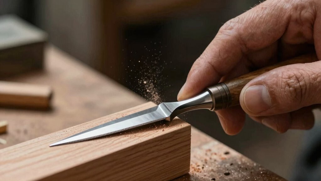 sharpen hone bevel angle