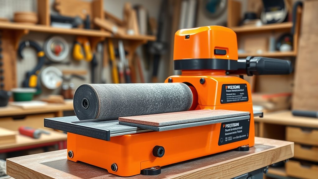 shop friendly edge sander features