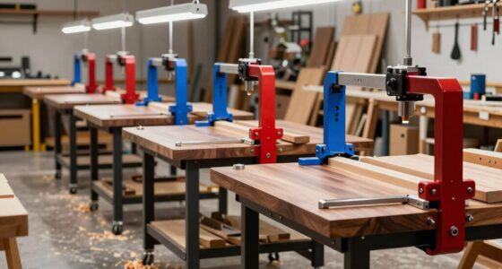 top assembly tables with clamps