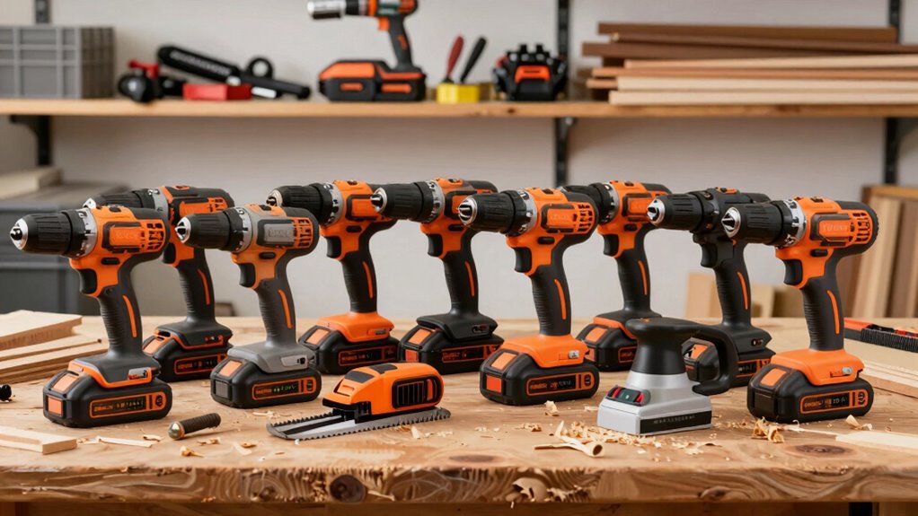 top cordless woodworking tool sets