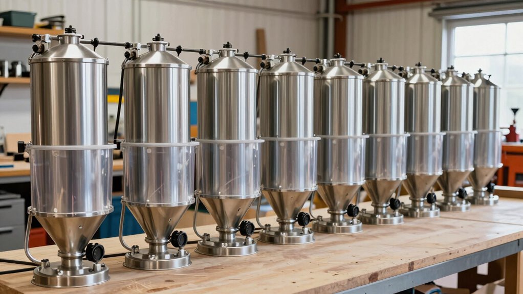 top drum dust separators