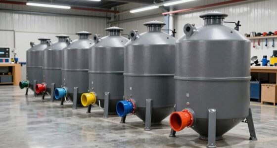 top drum dust separators