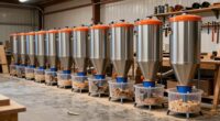 top drum dust separators