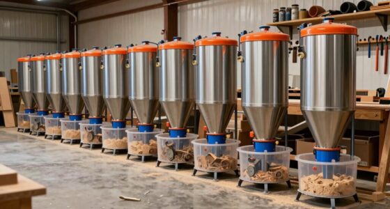 top drum dust separators