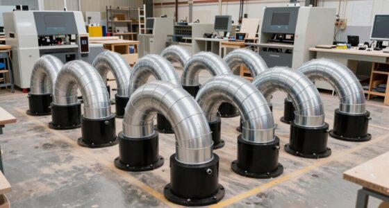 top dust collection ducting kits