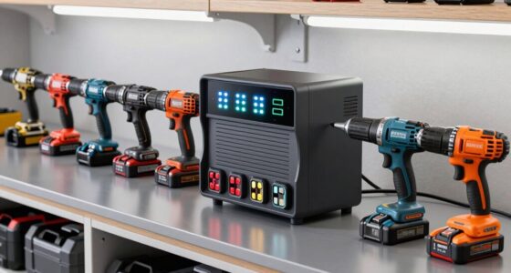 top garage cordless charger stations