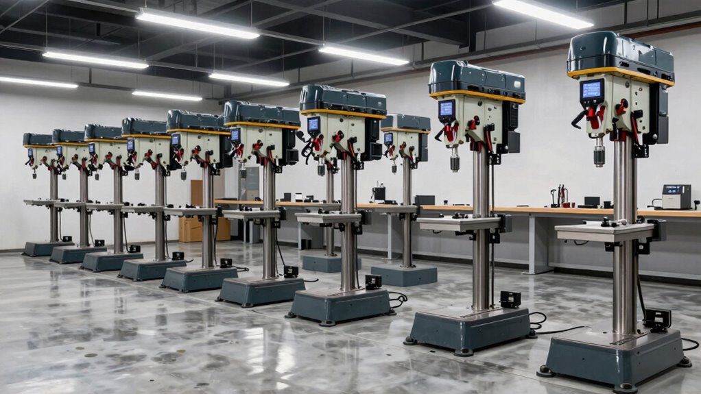 top garage drill presses