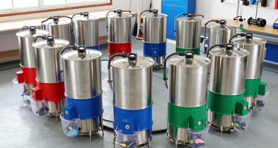 top garage dust separators