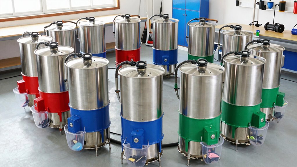 top garage dust separators