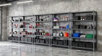 top garage shelving systems