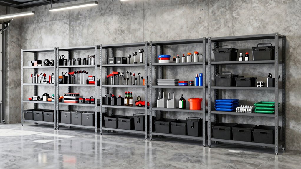 top garage shelving systems