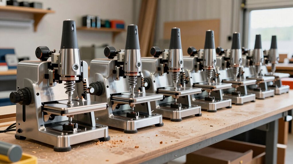 top garage workshop spiral jointer