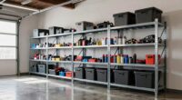 top heavy duty garage shelves