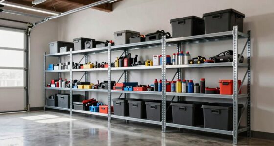top heavy duty garage shelves