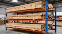 top lumber storage racks
