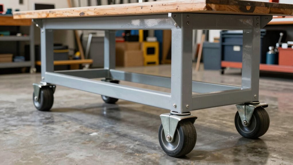 heavy duty workbench caster considerations