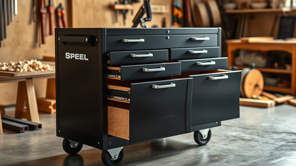 tool chest capacity durability mobility