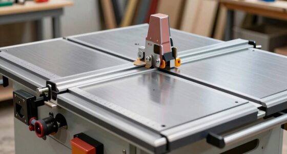 top crosscut table attachments