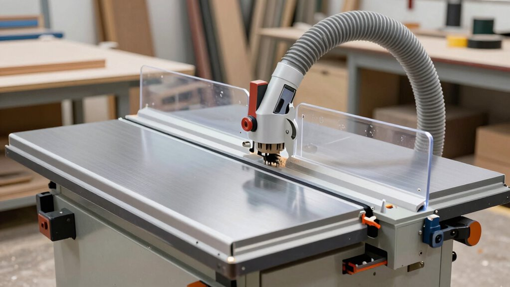 top dust collection blade guards