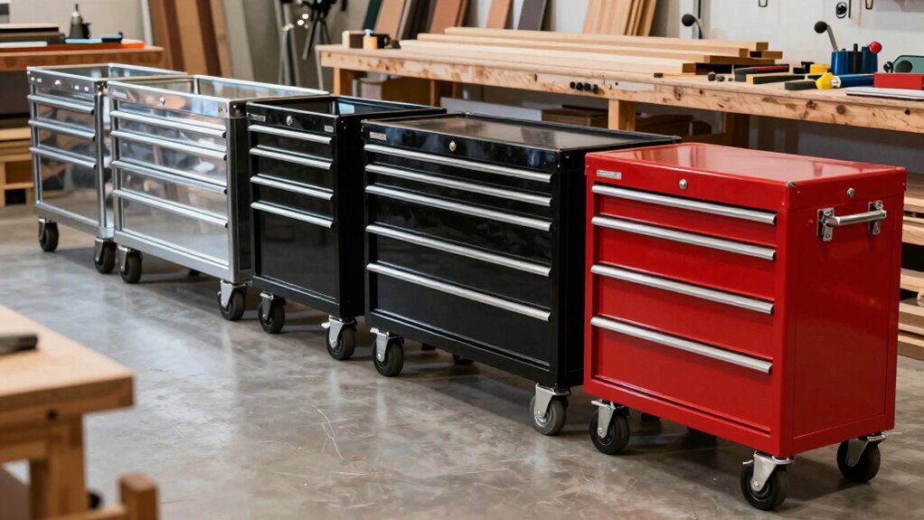 top rolling woodworking chests