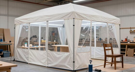 top spray tents for woodworking