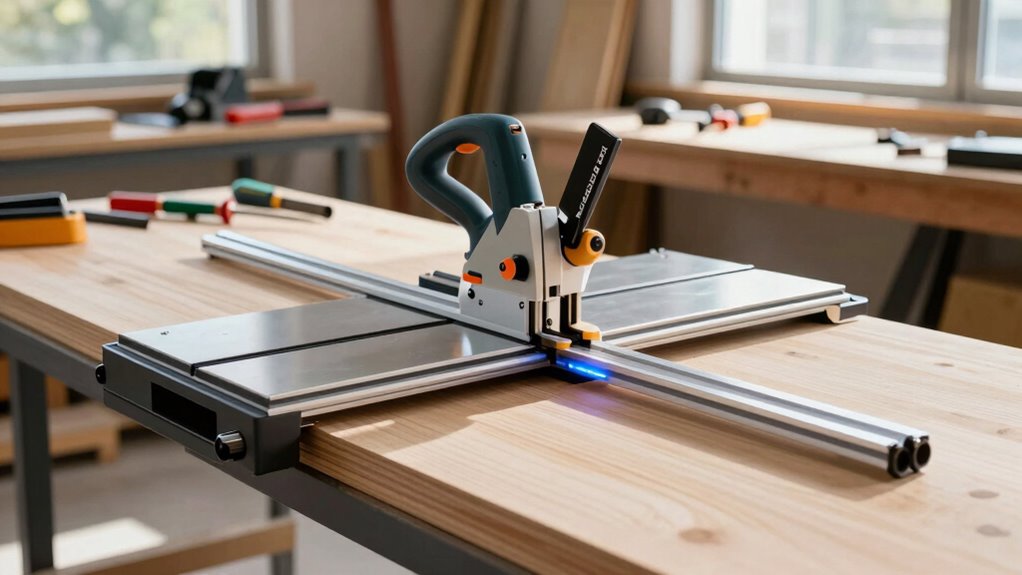 top track saw guide systems