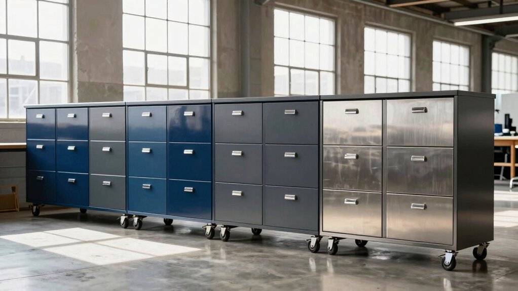 top workshop rolling storage cabinets
