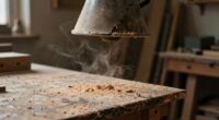 allowing fine dust buildup