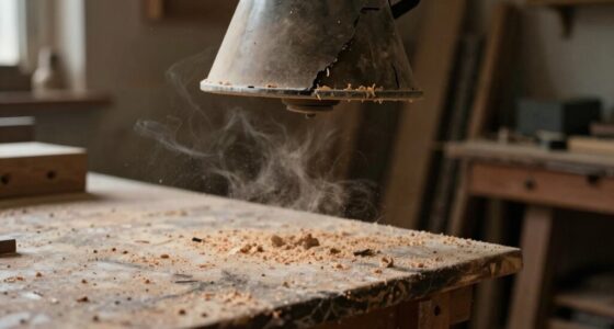 allowing fine dust buildup