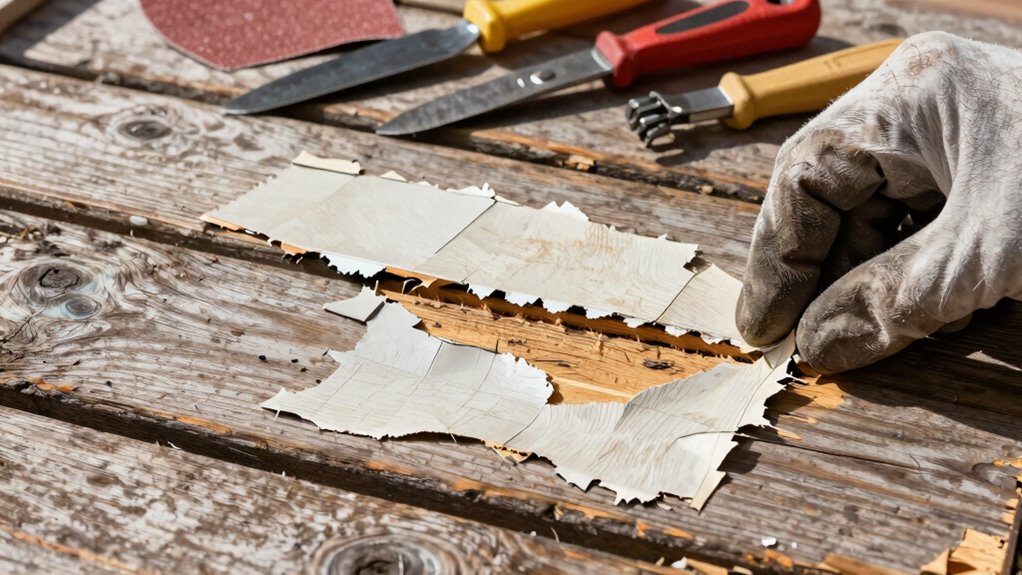 careful removal and safety precautions