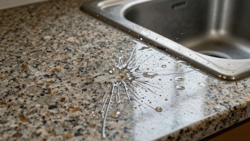 countertop splash zone maintenance