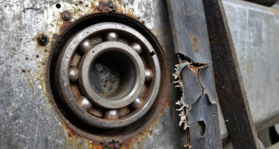 degraded bearings reduce precision
