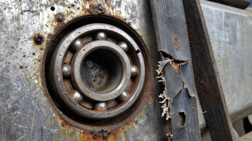 degraded bearings reduce precision