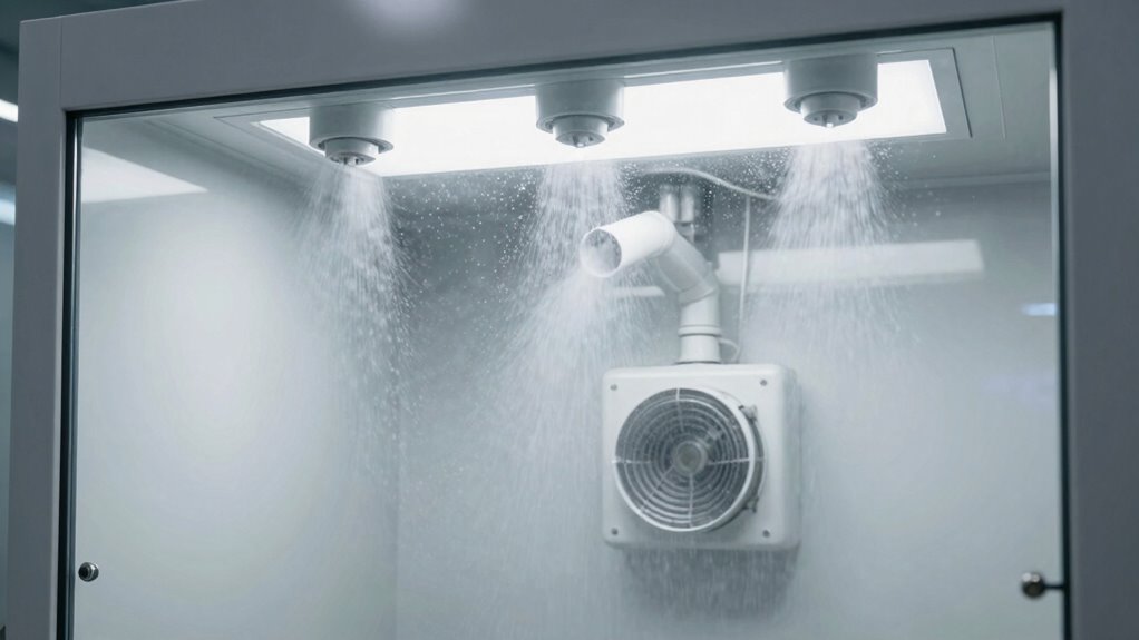 dust control spray booth benefits