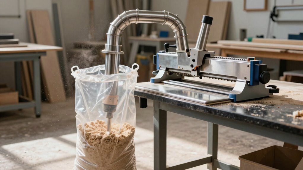 effective dust collection setup