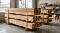 efficient organized lumber storage